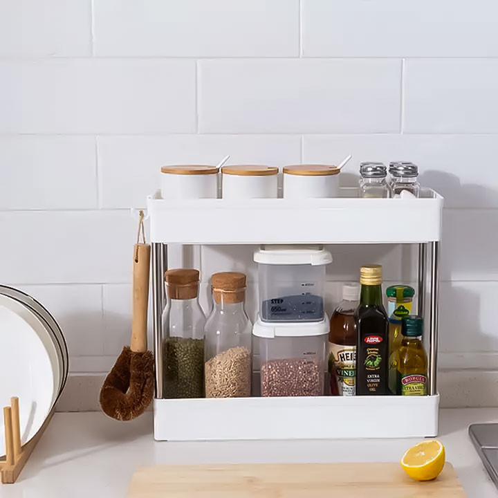 Homelux Raft de baie rulant cu 4 rafturi [9]