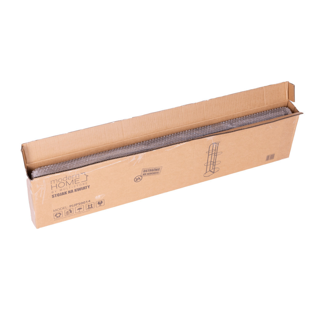 Homelux Suport metalic modern pentru flori 6 niveluri, negru [7]