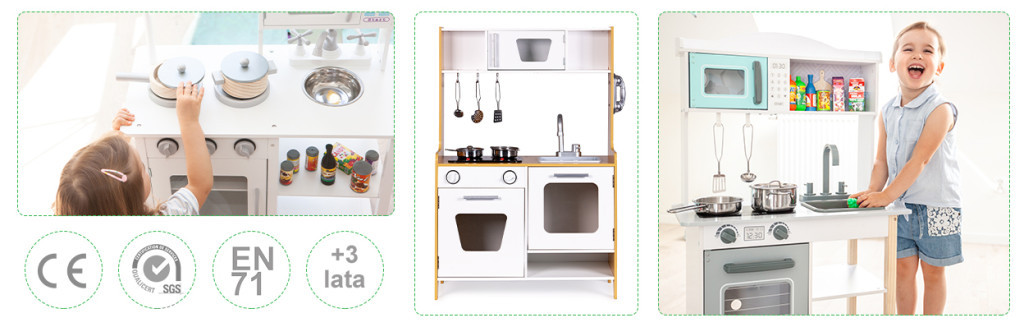 Homelux Bucătărie de jucărie din lemn cu sobe multimedia [7]