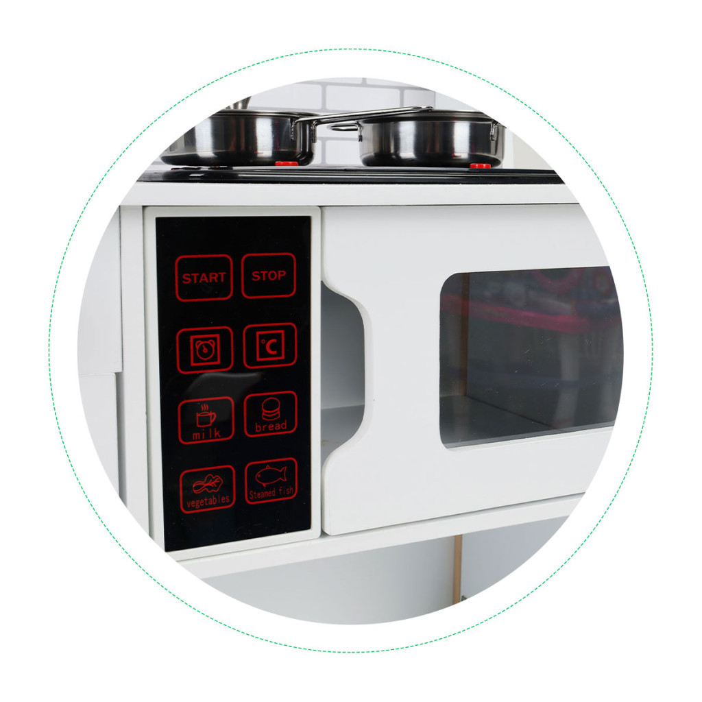 Homelux Bucătărie pentru copii din lemn cu lumini și sunete [7]