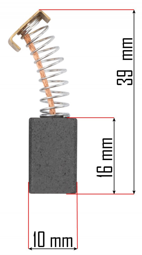Powermat Perie de carbon pentru aeratorul de gazon PM-AEW-2550M-SZ [1]