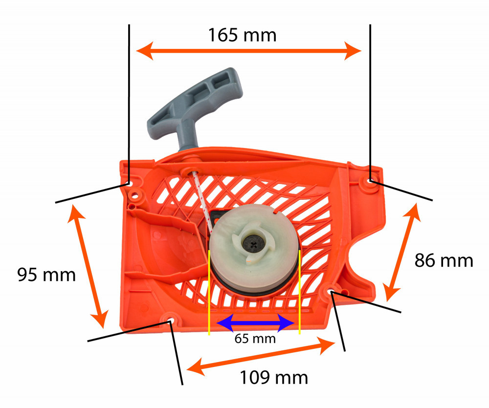 Powermat Demaror pentru drujba pe benzină PM-HR-7020 [1]