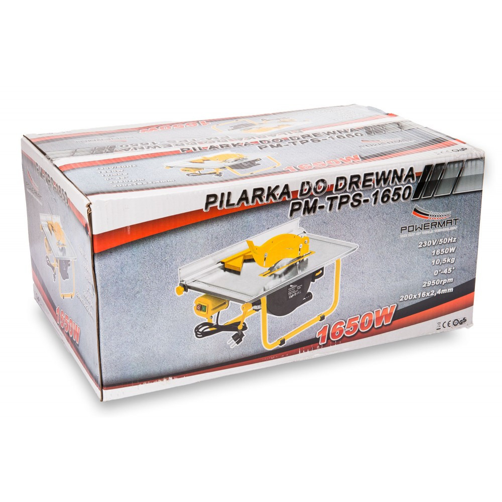 Powermat Ferăstrău circular de masă PM-TPS-1650 [1]