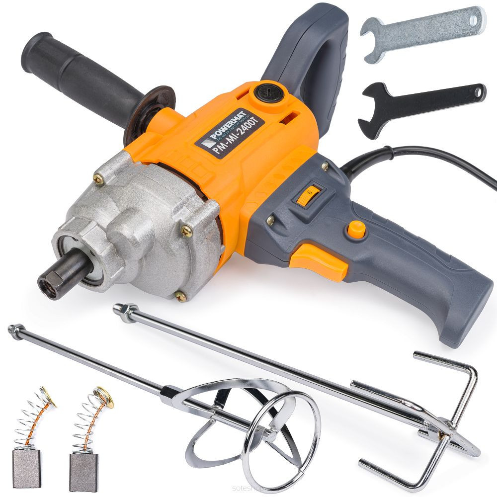 Aparat bricolaj - Powermat Malaxor electric de vopsea și mortar PM-MI-2400T