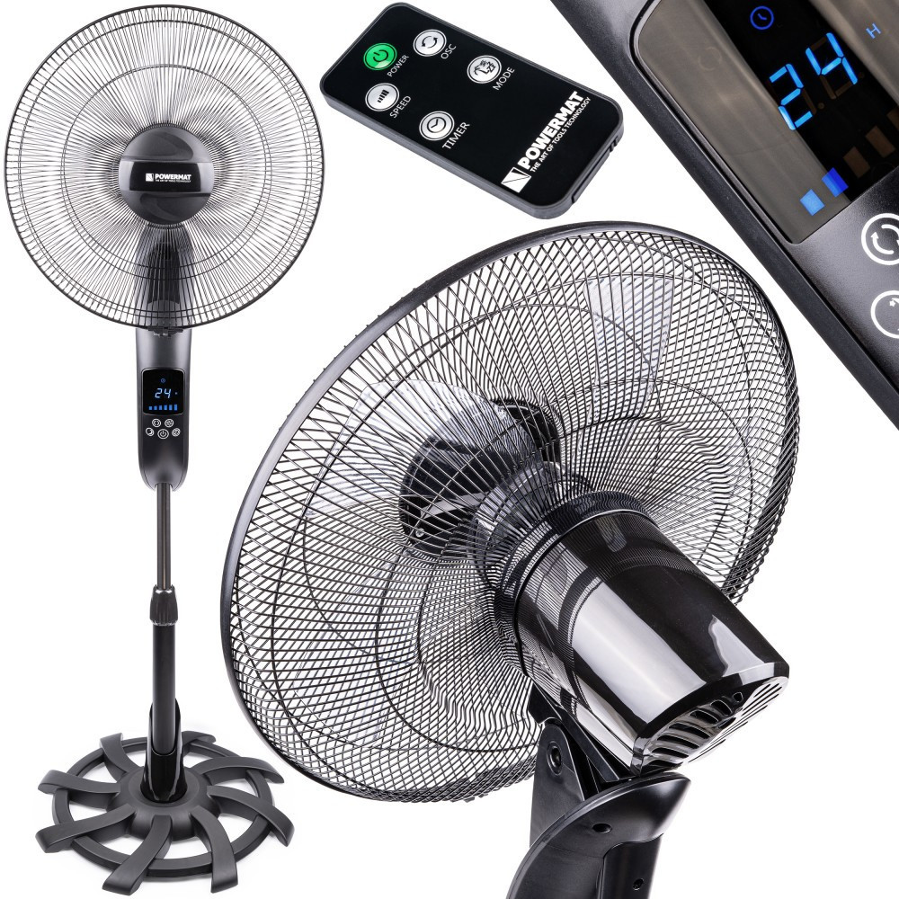 Produse temporar indisponibile - Powermat Ventilator de picioare 135cm 80W ST-5