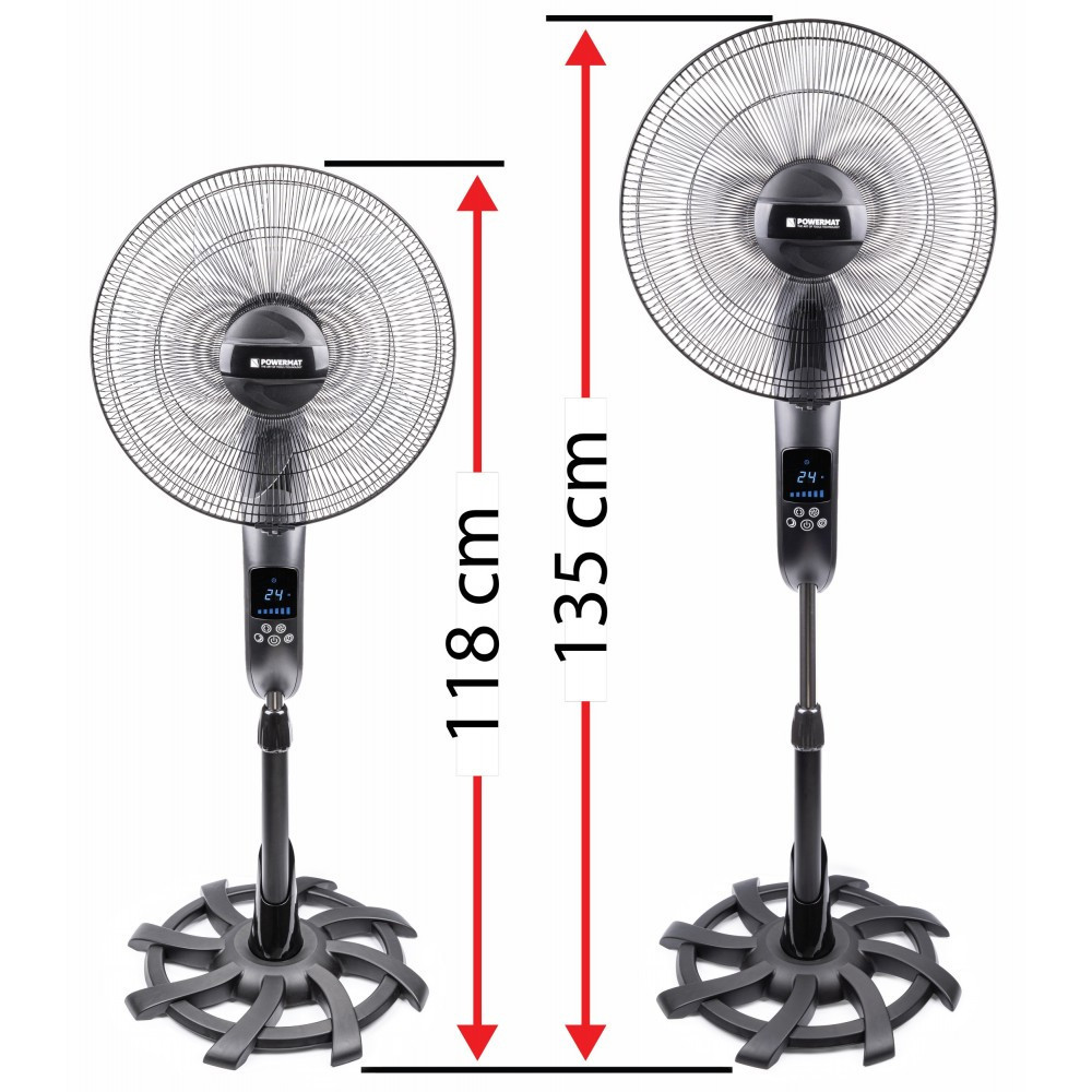 Powermat Ventilator de picioare 135cm 80W ST-5 [3]