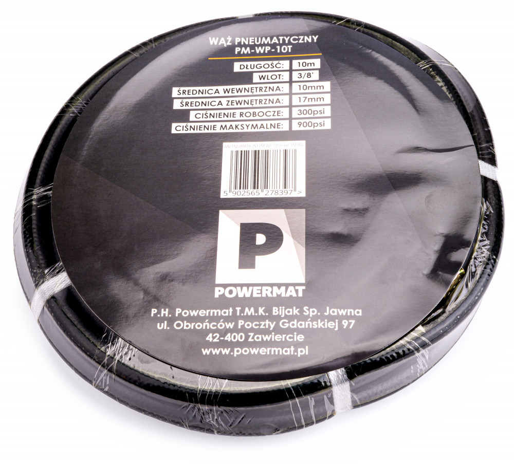 Powermat Furtun pneumatic 10 x 17 mm / 10m 20bar PM-WP-10T [2]