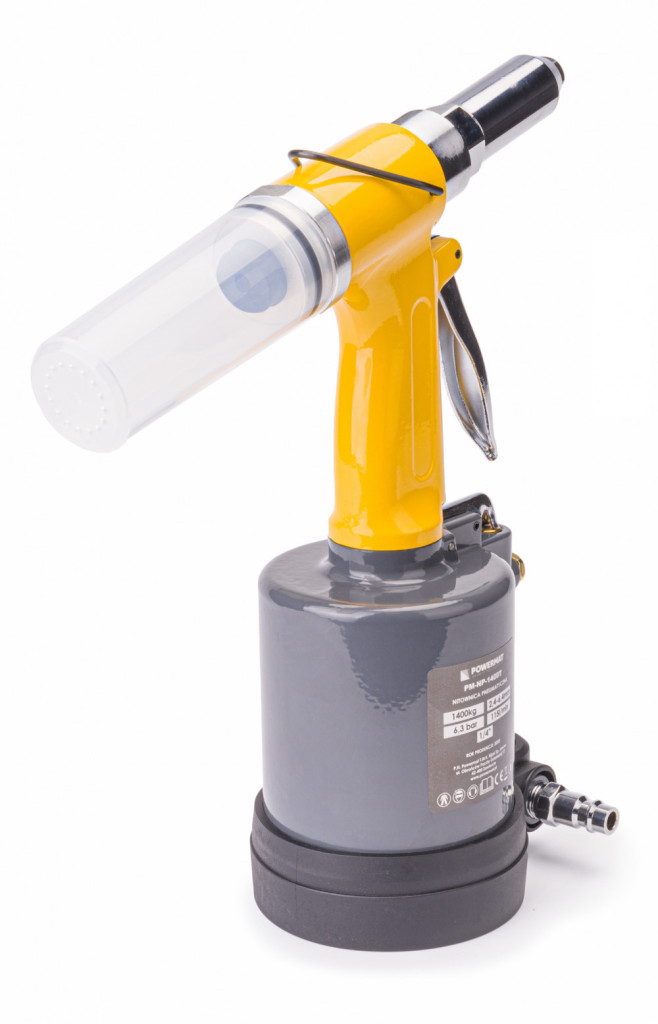 Powermat Mașină pneumatică de nituire 2,4 - 6,4 mm PM-NP-1400T [4]