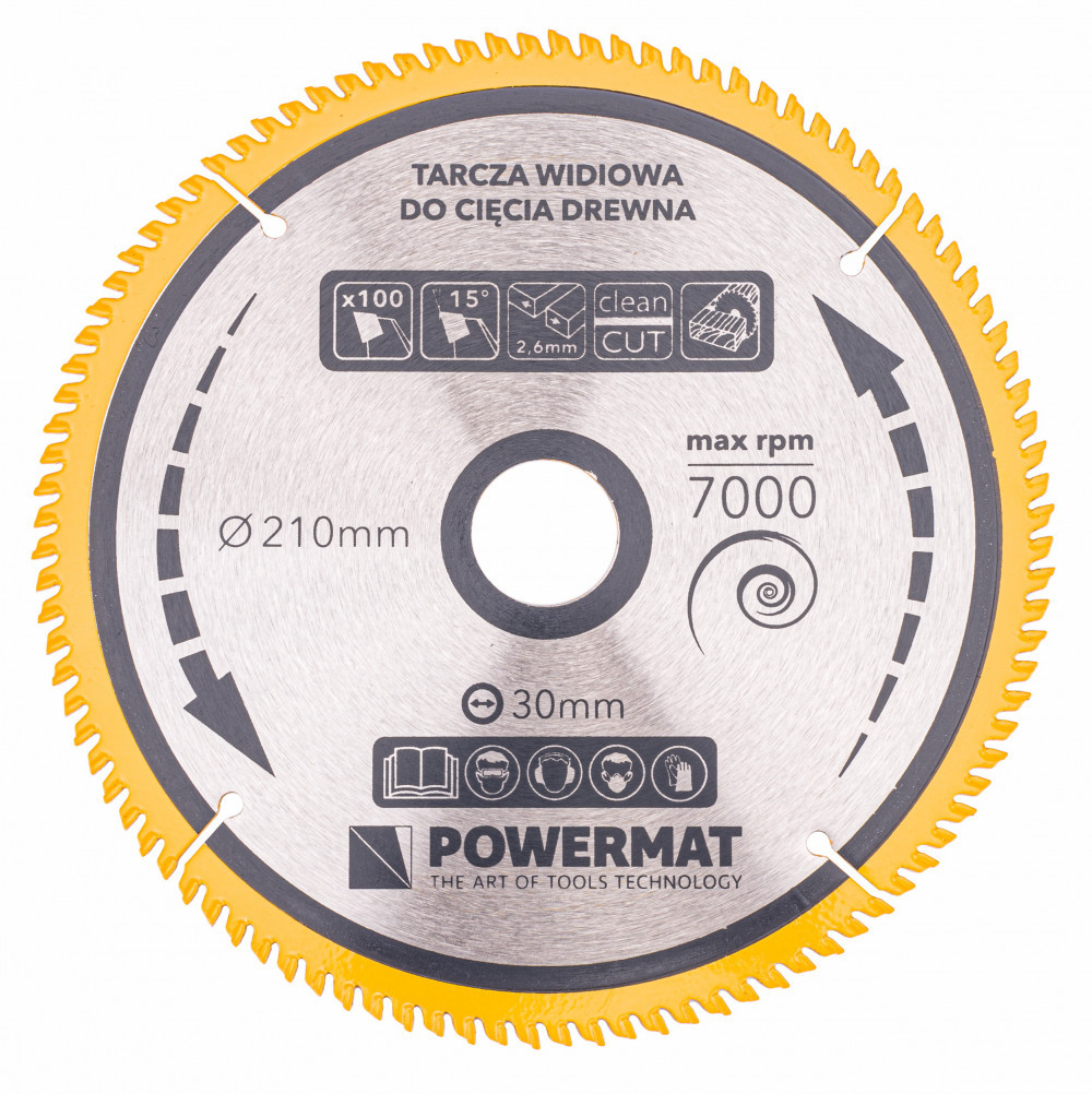 Powermat Lamă de ferăstrău 210x30 100z TDD-210x30x100Z [2]