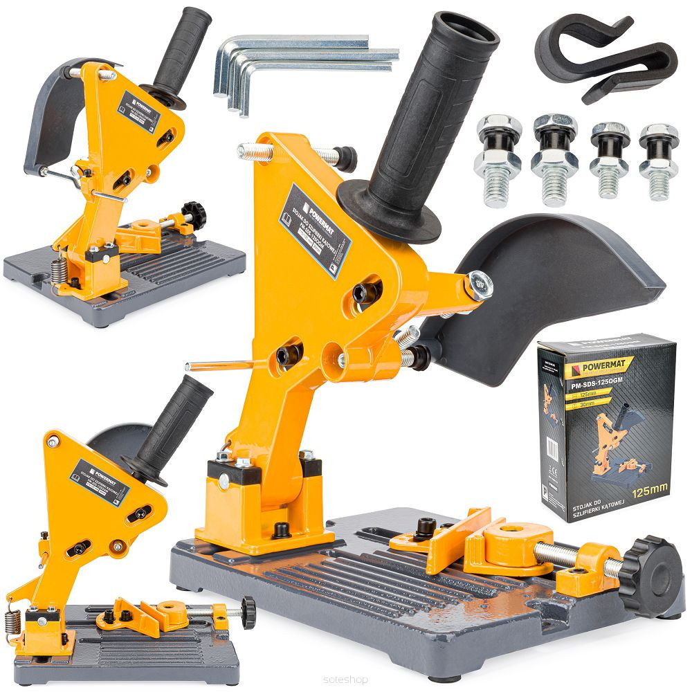 Aparat bricolaj - Powermat Suport pentru polizor unghiular 115-125mm PM-SDS-125OGM