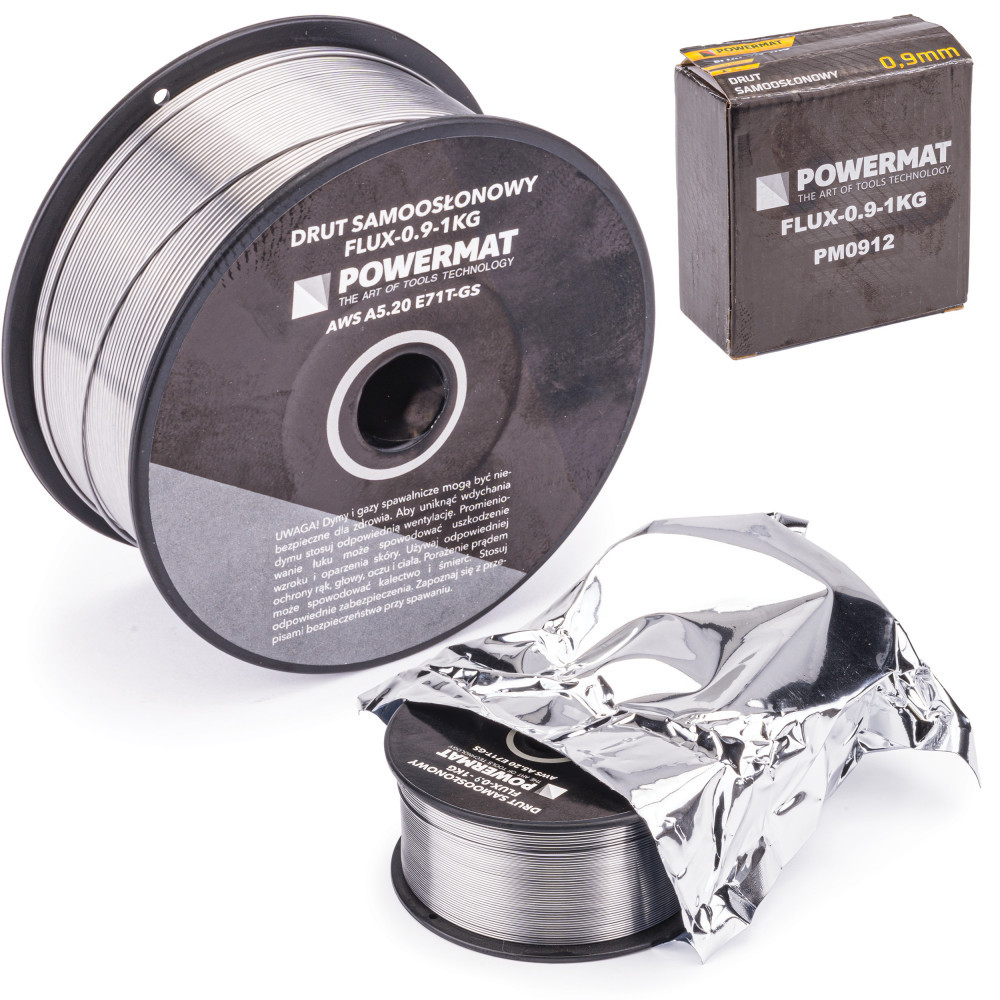 Aparat sudură - Powermat Sârmă de sudură 0.9mm 1kg FLUX-0.9-1KG