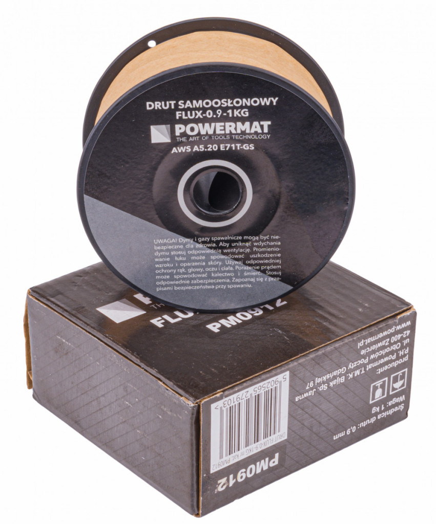 Powermat Sârmă de sudură 0.9mm 1kg FLUX-0.9-1KG [2]