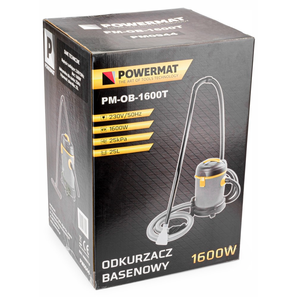 Powermat Aspirator multifuncțional pentru piscină 1600W 25L PM-OB-1600T [9]