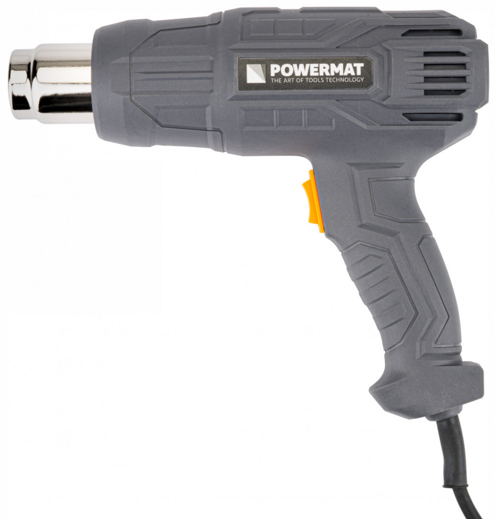 Aparat bricolaj - Powermat Pistol electric de căldură cu 2 viteze, 4 duze, 600°C, 2000W, PM-OP-2000MN