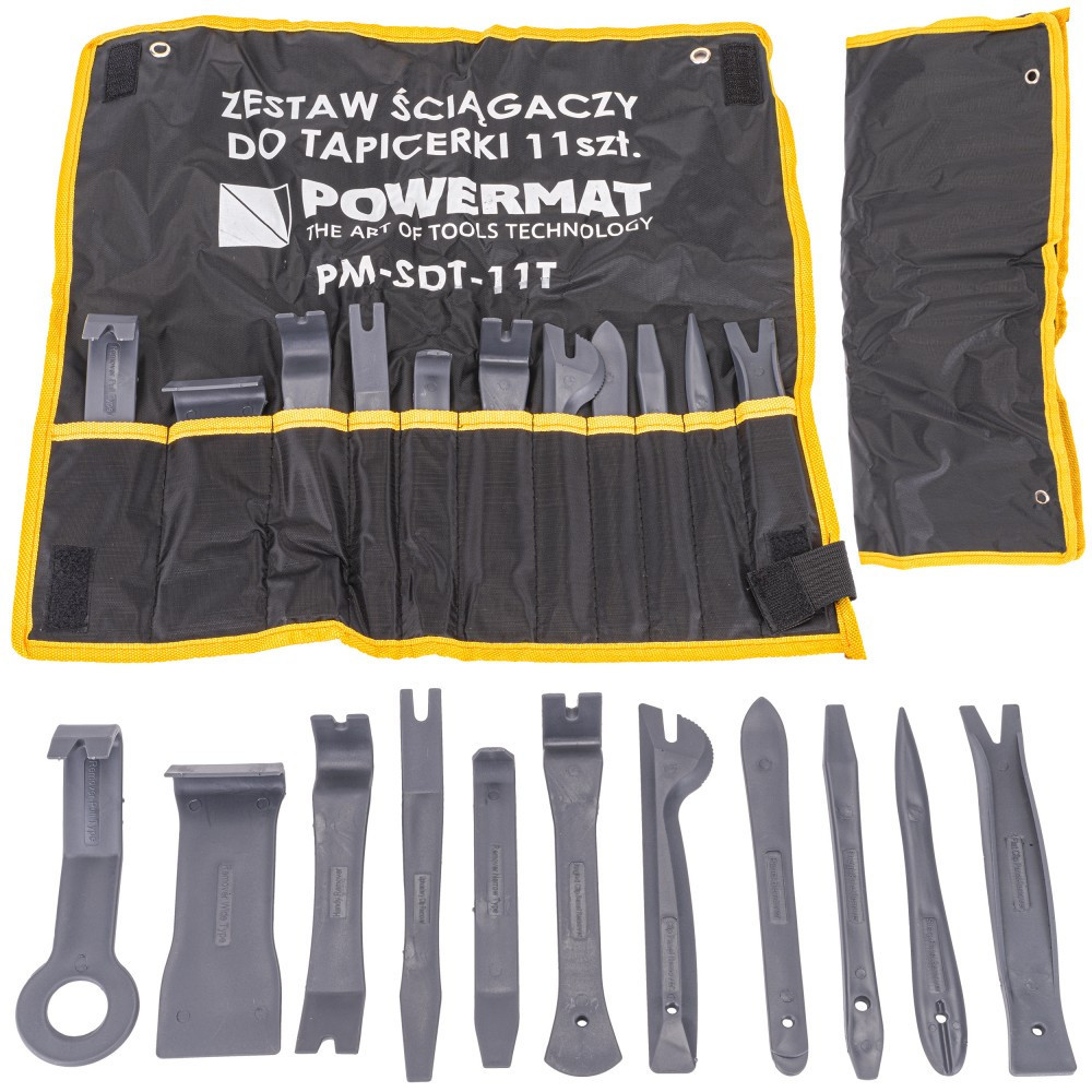 Scule mână - Powermat Set de îndepărtare tapițerie 11 piese PM-SDT-11T