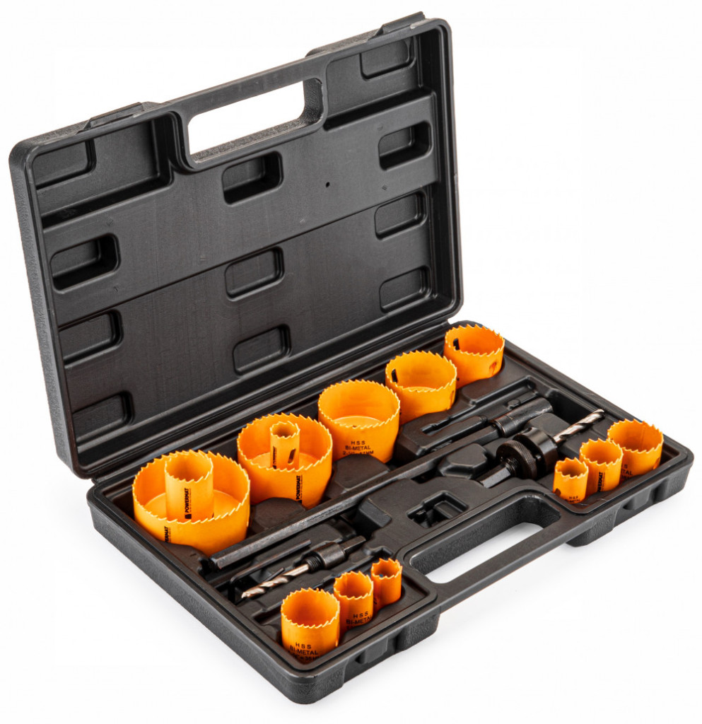 Accesorii aparat bricolaj - Powermat Set carotă 17 buc PM-ZODM-17ET