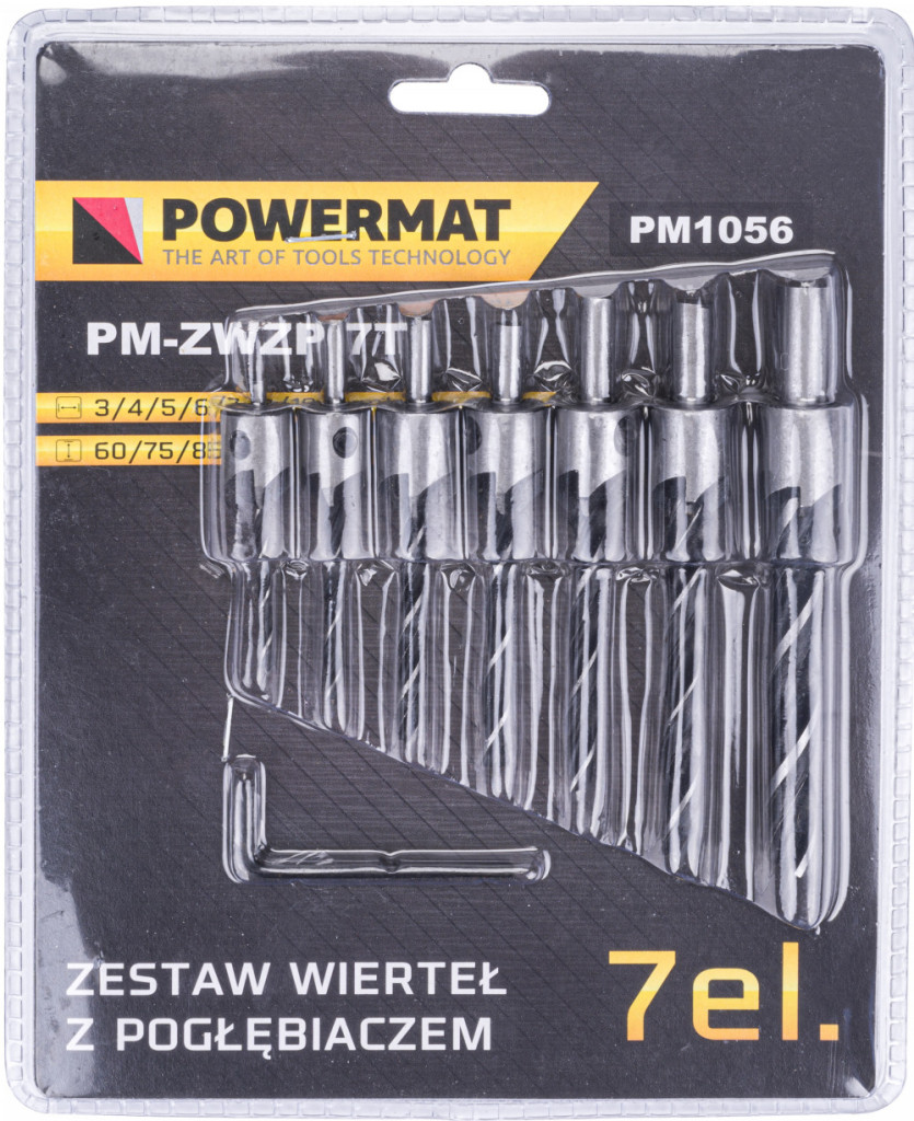 Powermat Set burghie cu conic 7 buc PM-ZWZP-7T [1]