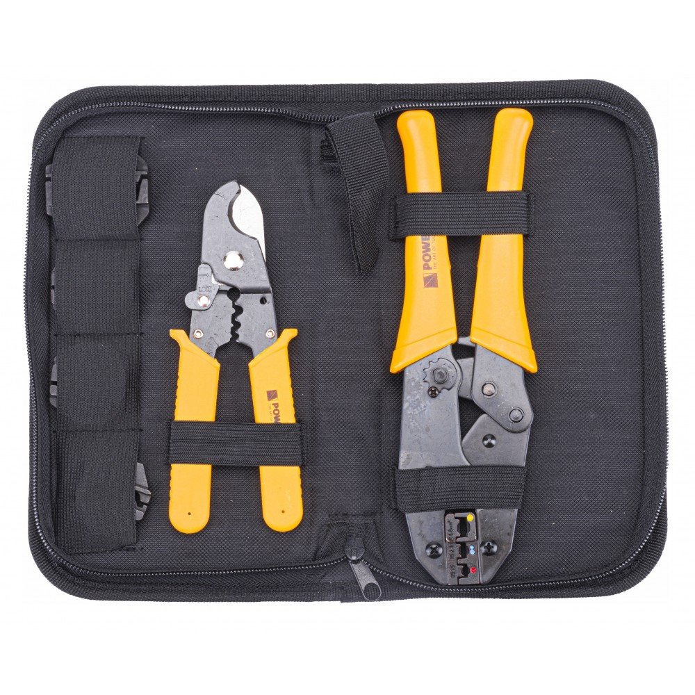 Bricolaj - Powermat Clește de sertizare pentru cabluri electrice 7 în 1 PM-ZDK-7T