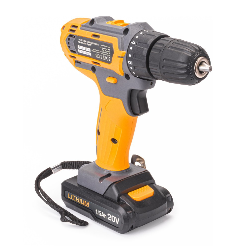 Powermat Set de mașini de găurit/șurubelniță fără fir 28 buc PM-WA-20V-1.5AZT [1]