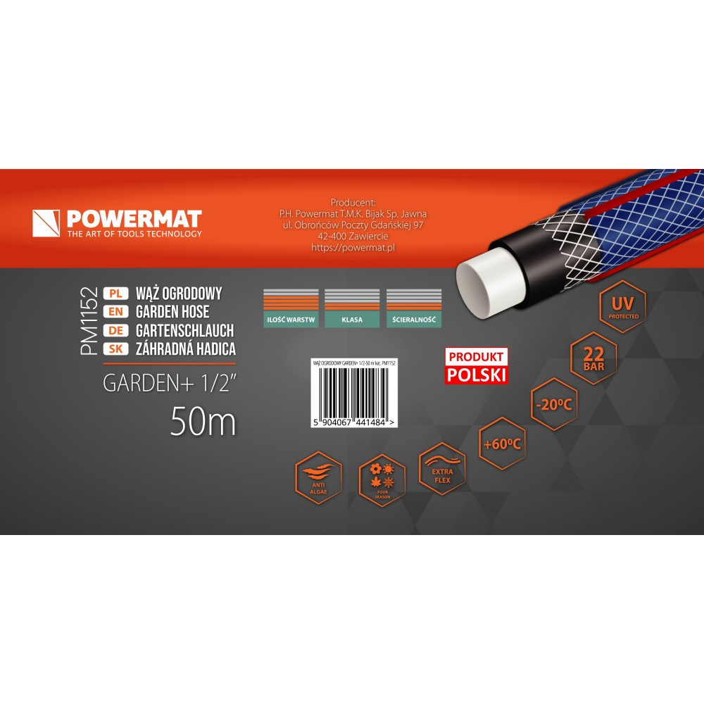 Powermat Furtun de grădină GARDEN 1/2 [3]