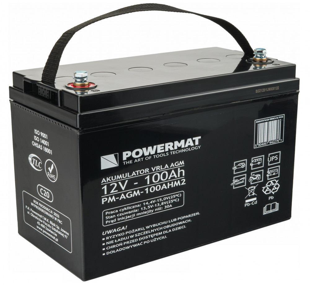 Accesorii casă - Powermat Baterie PM-AGM-100AHM2