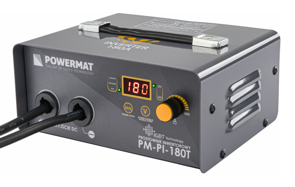 Powermat Încărcător de baterii cu invertor de pornire 180A 12/24 V Încărcător 30A PM-PI-180T [1]
