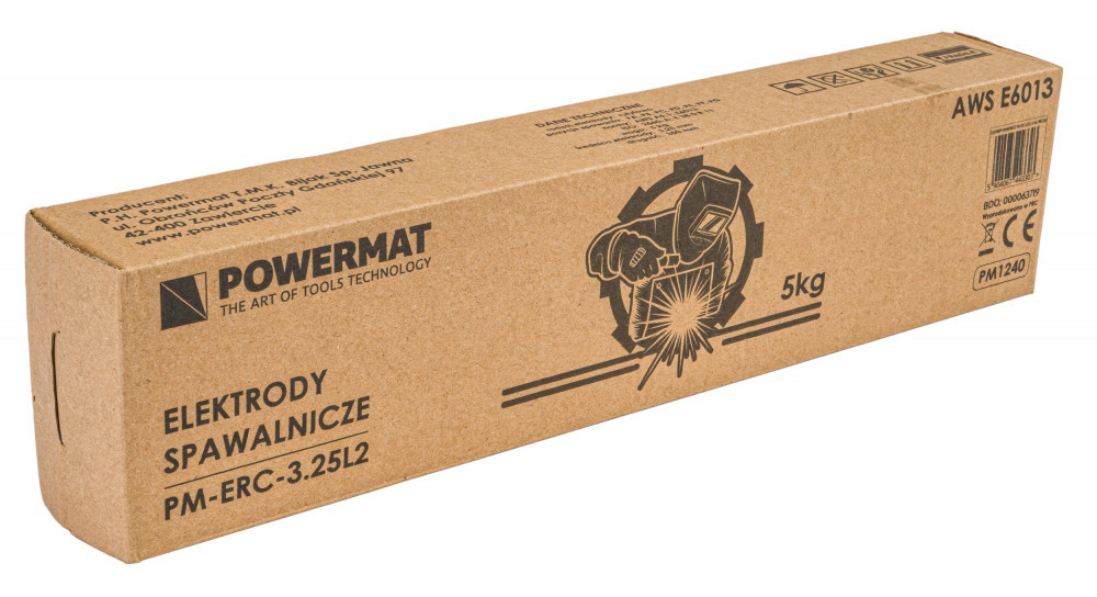 Powermat Electrod de sudură 3,25 mm 5 kg MMA PM1254 [2]