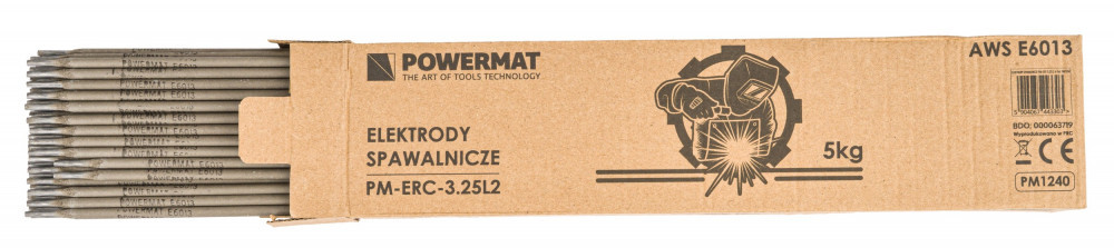 Powermat Electrod de sudură 3,25 mm 5 kg MMA PM1254 [4]