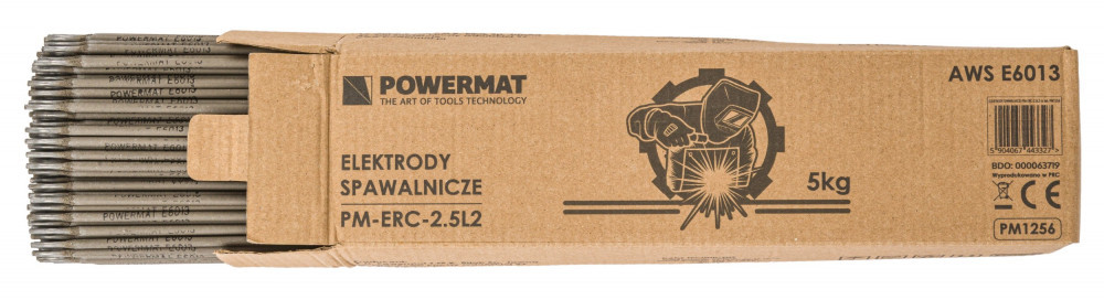 Powermat Electrod de sudură 2,5 mm 5 kg MMA PM1256 [4]