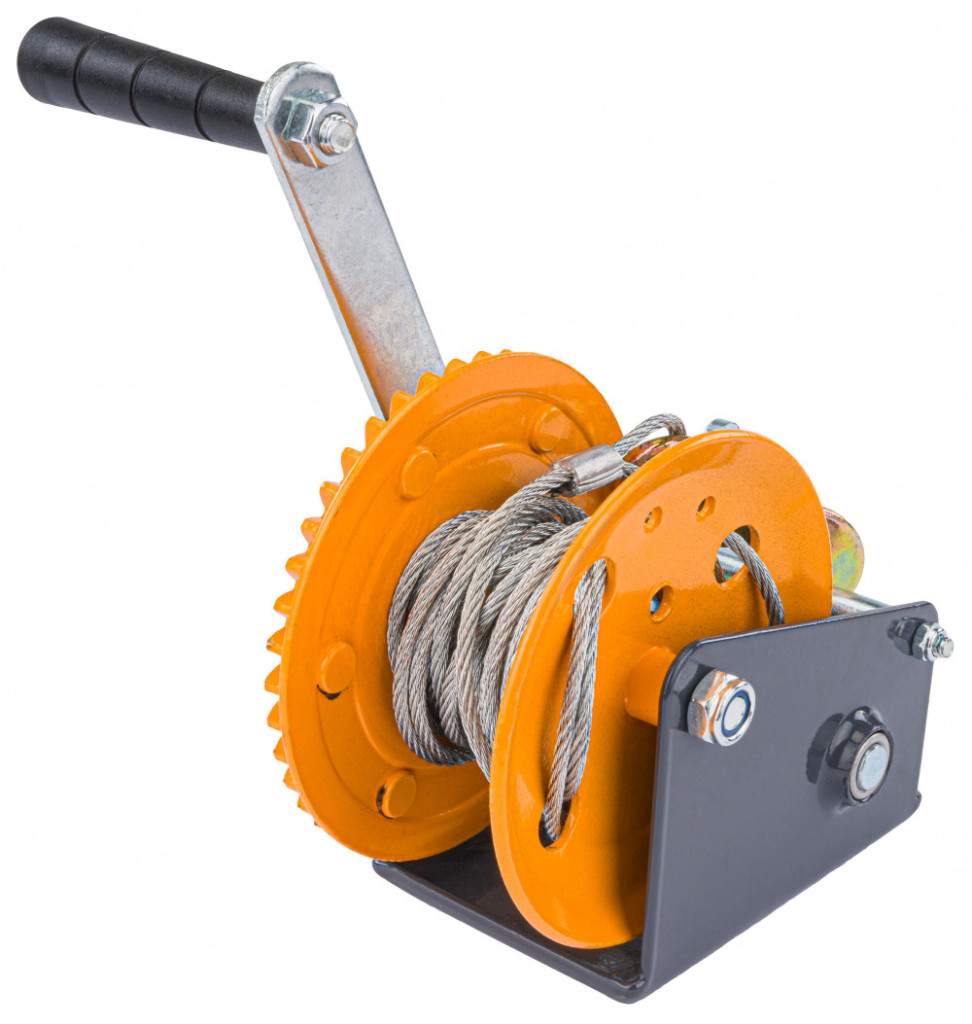 Powermat Troliu manual cu cablu metalic 454 kg 5 m PM-WRC-454T [1]