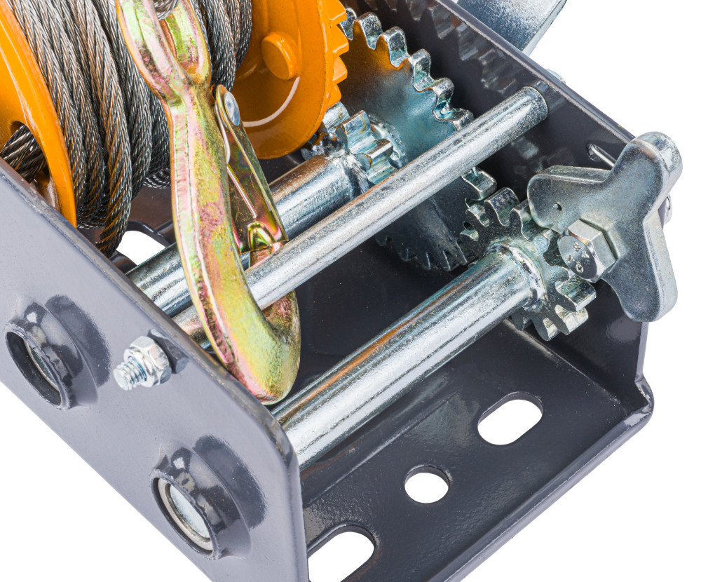 Powermat Troliu manual cu cablu metalic 1133 kg 10 m PM-WRC-1133T [3]