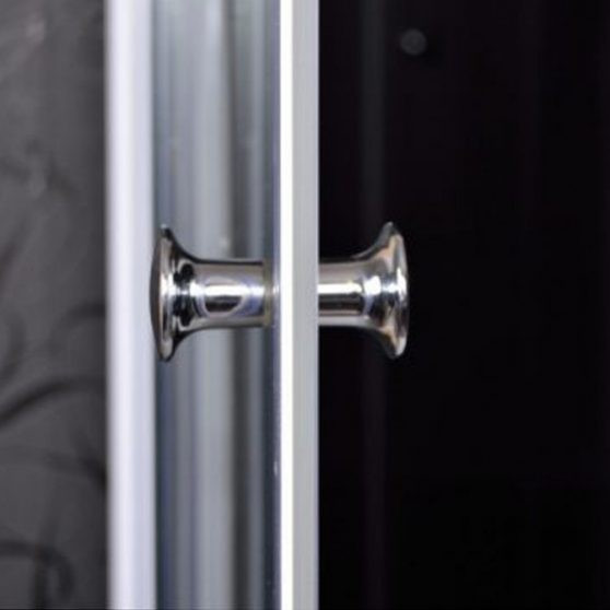 Leziter Cabină de duș pătrată albă Polo White II 80x80 cm cu cădiță de duș [7]