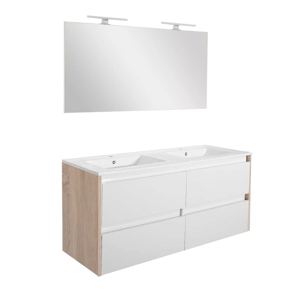 Set mobilier baie - Leziter Set mobilier baie Porto Prime 120 complet