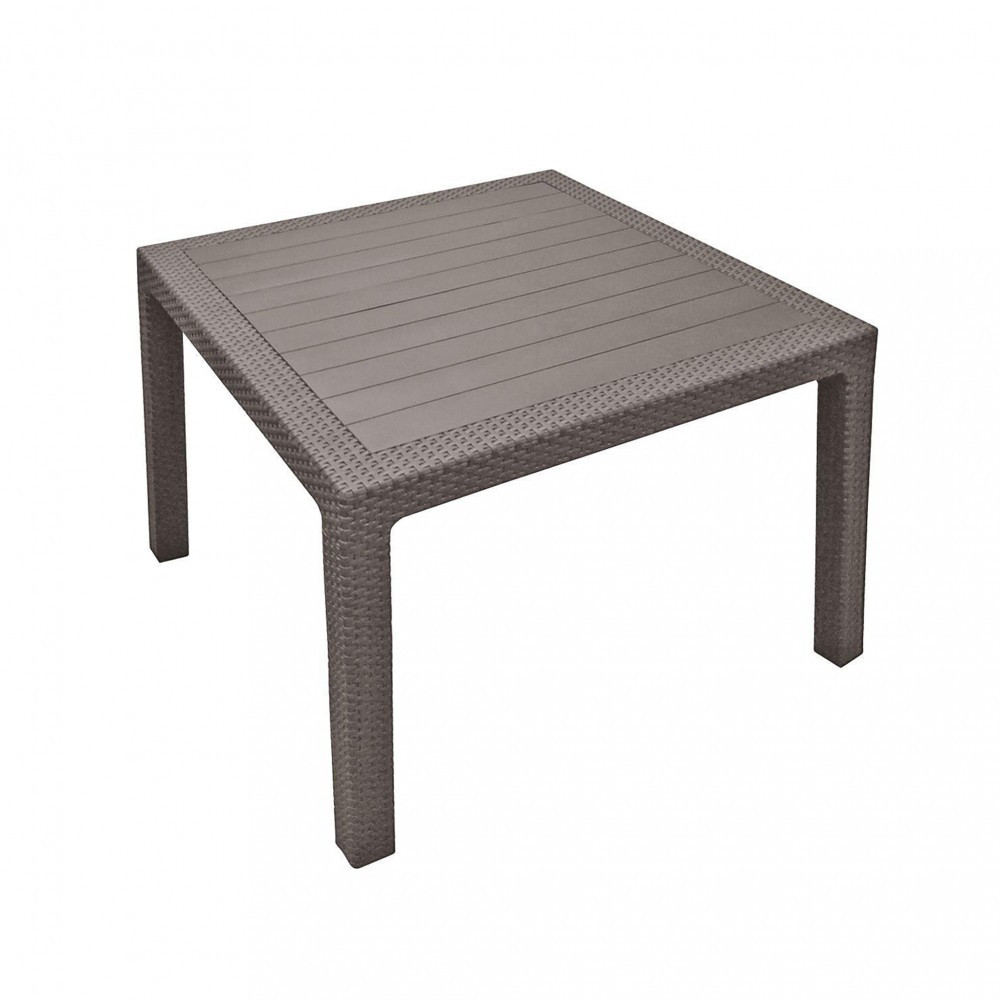 Curver Set de mobilier de grădină Quartet cu 4 locuri, culoare cappuccino, cu pernă nisip [1]