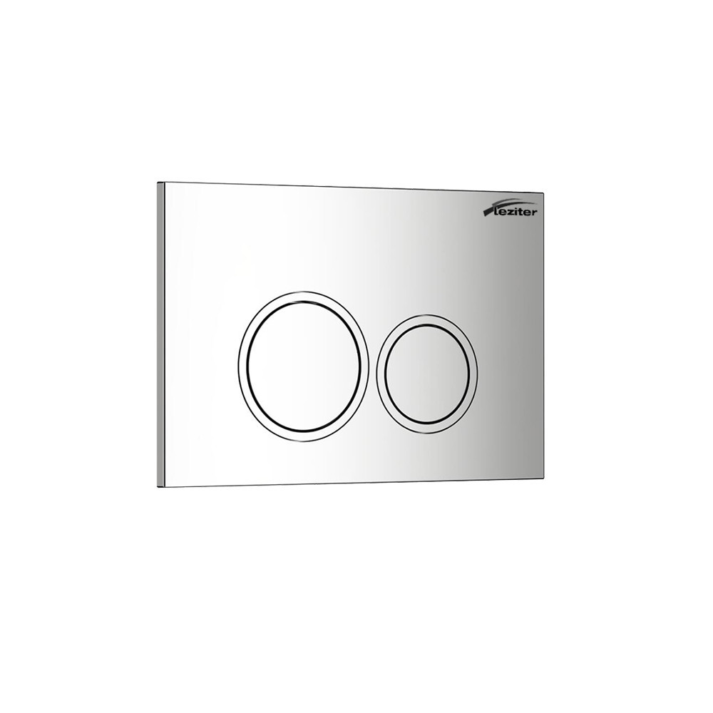 Clapă acționare toaletă - Leziter Clapă de acționare pentru toaletă cromată Roya 082