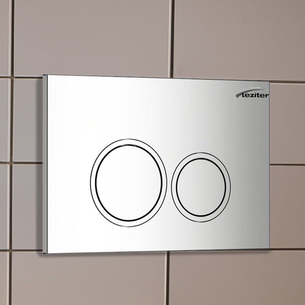 Leziter Clapă de acționare pentru toaletă cromată Roya 082 [1]