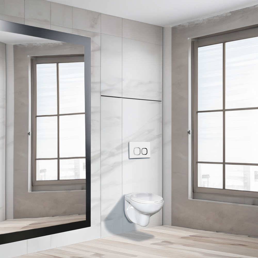 Leziter Set rezervor WC montat pe perete Roya Doris 83W [1]