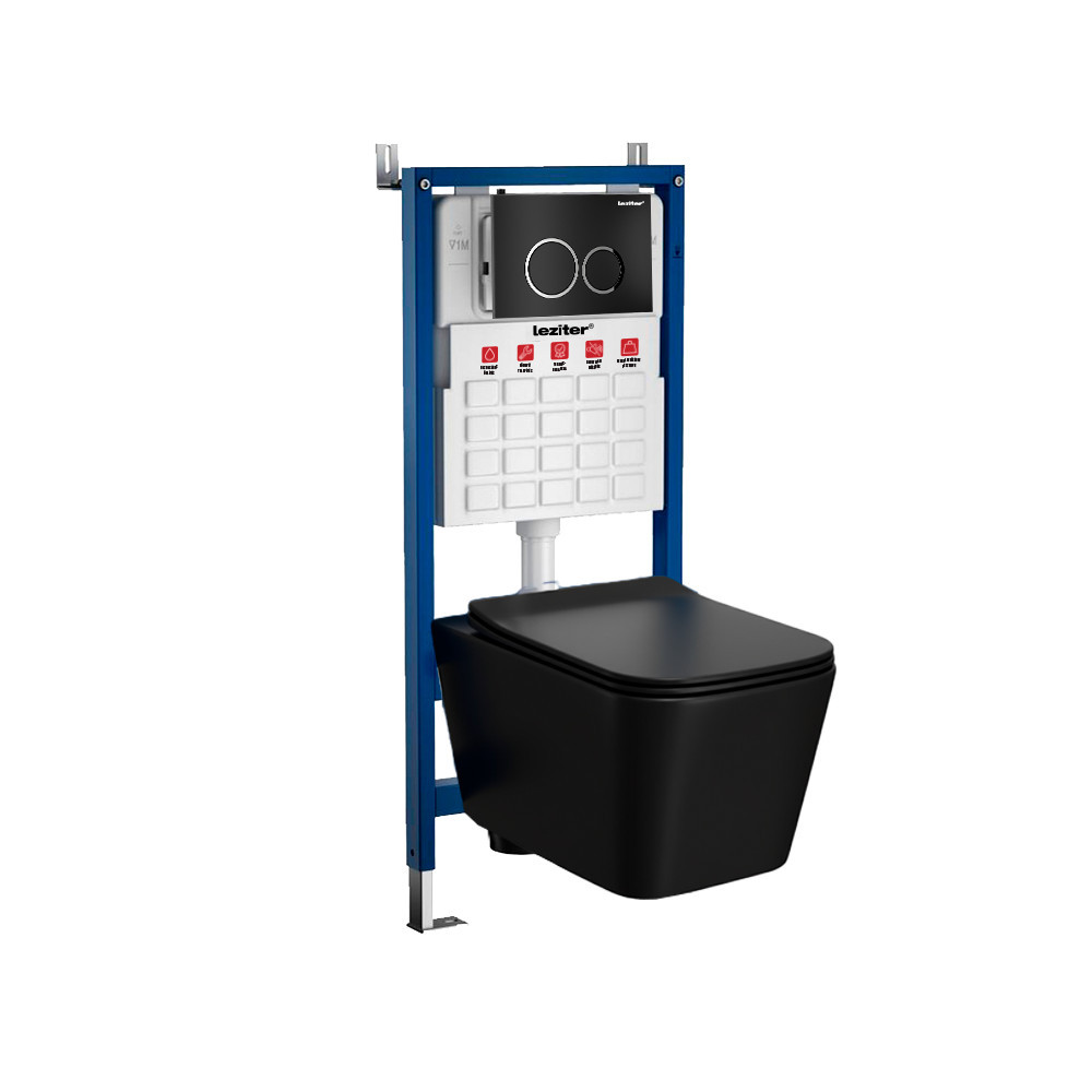 Rezervor toaletă perete - Leziter Roya Tina 82B set rezervor de toaletă de perete