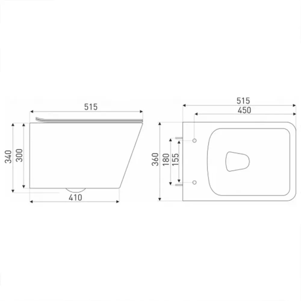 Leziter Set rezervor WC montat pe perete Roya Tinos 21W [3]