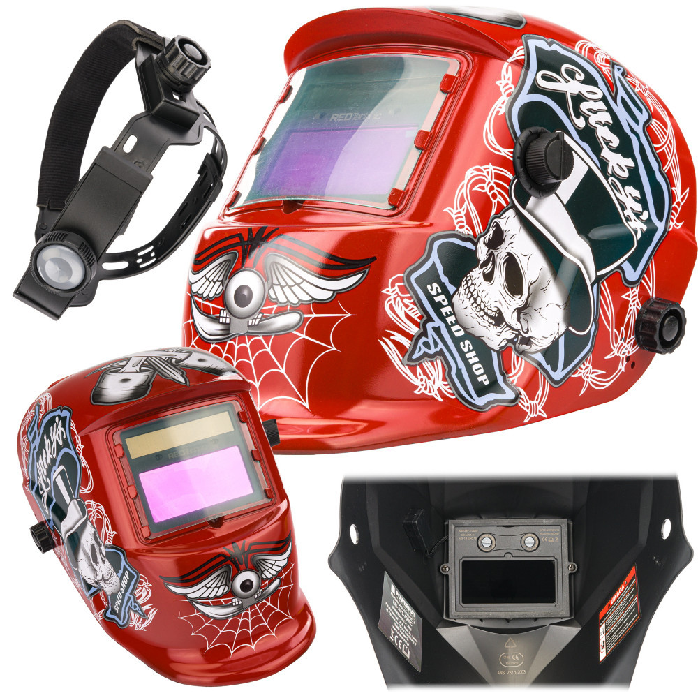 Echipament protecție - Red Technic Filtru de protecție pentru sudură cu autoîntunecare RED TECHNIC RTAPS0061