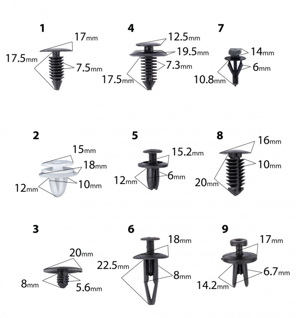 Red Technic Set de elemente de fixare auto 420 buc RTKST0099 [3]