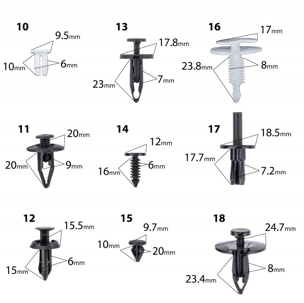 Red Technic Set de elemente de fixare auto 420 buc RTKST0099 [4]