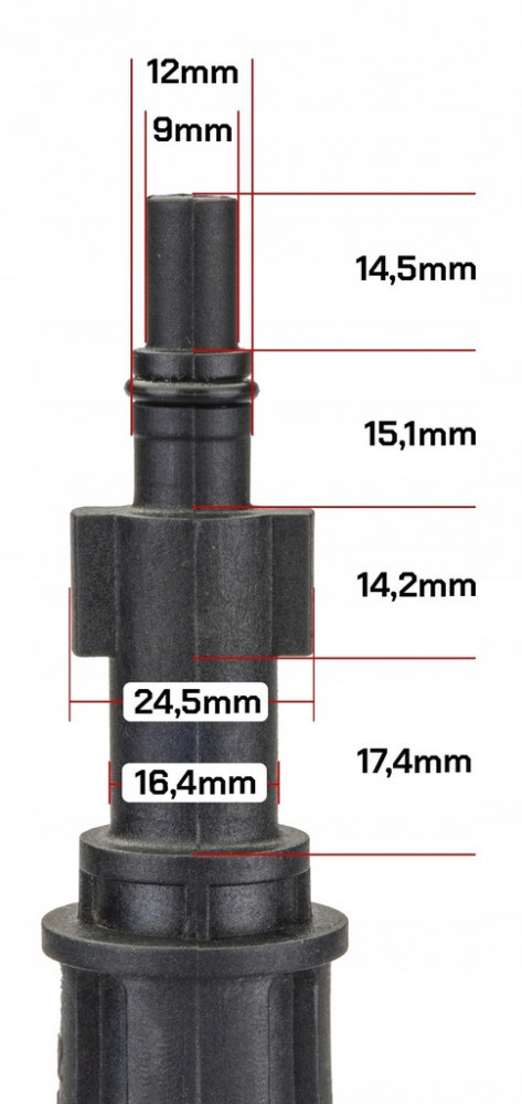 Red Technic Perie rotativă pentru mașină de spălat cu înaltă presiune RTMC0028-SR1 [2]