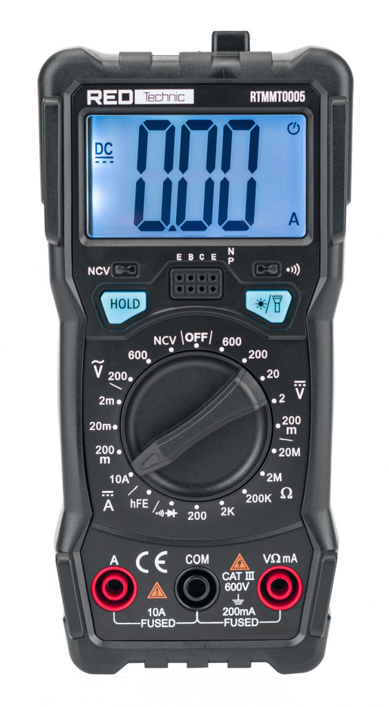 Consumabile bricolaj - Red Technic Multimetru digital RED TECHNIC RTMMT0005 600V