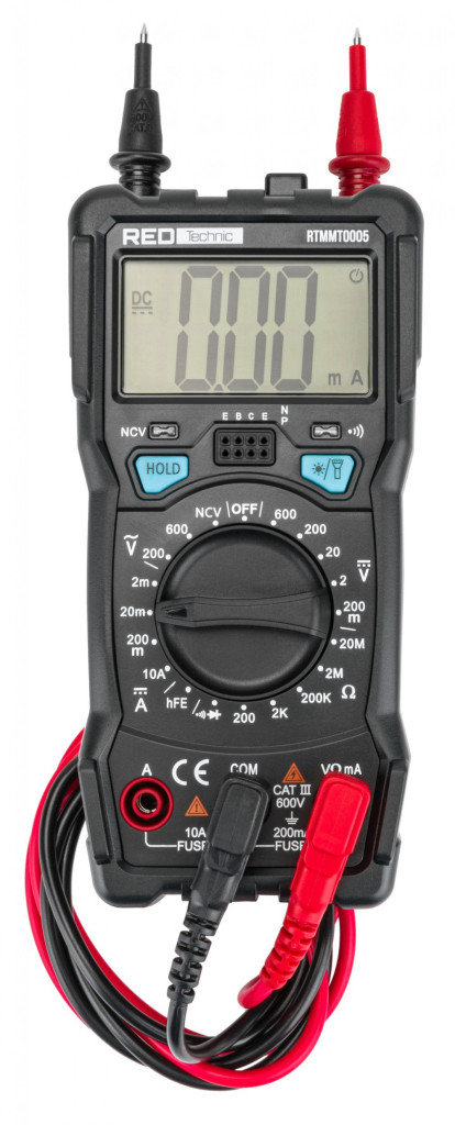 Red Technic Multimetru digital RED TECHNIC RTMMT0005 600V [6]