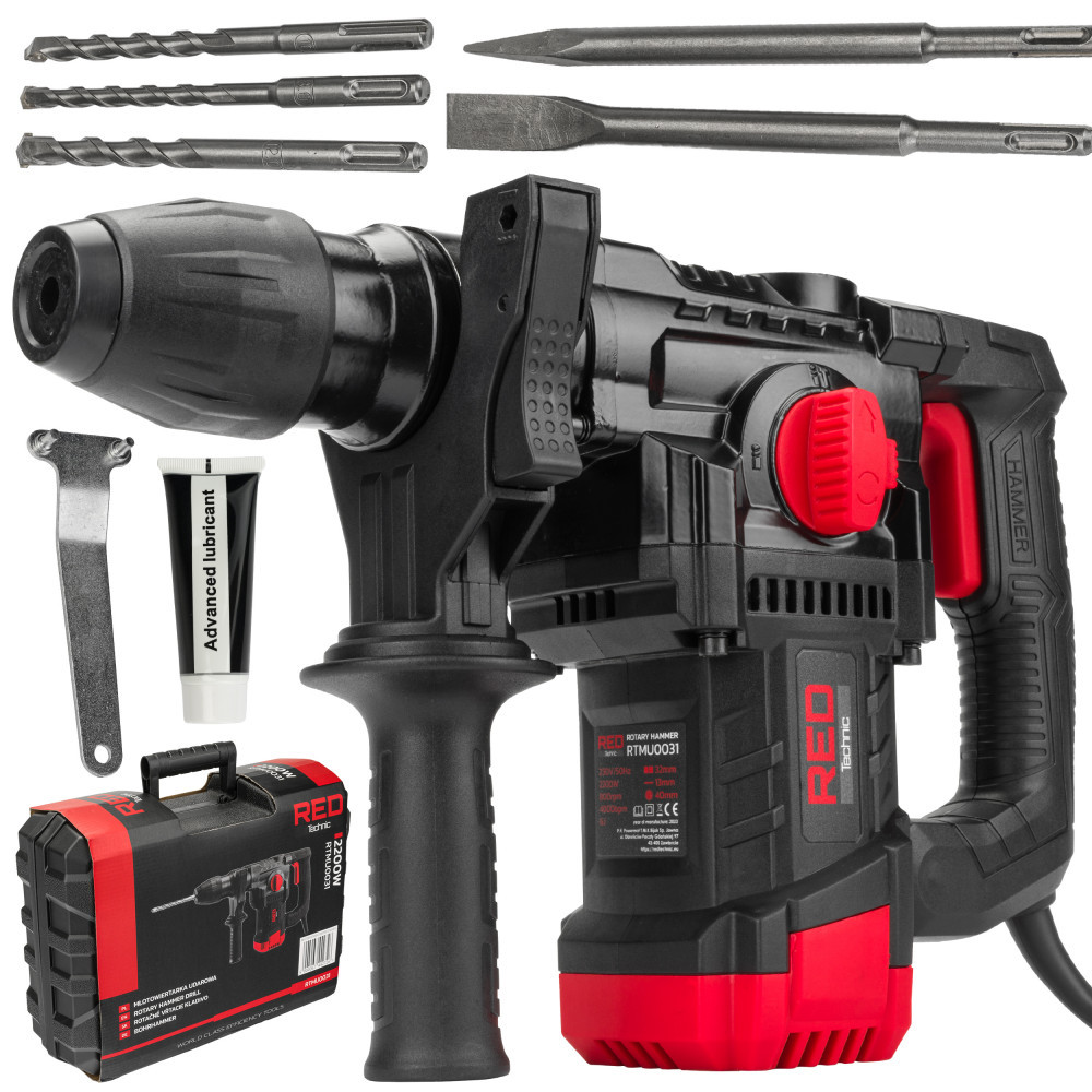 Aparat bricolaj - Red Technic Set ciocan perforator SDS 2200W RTMU0031