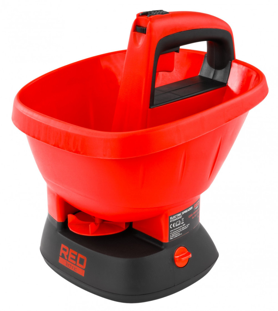 Cărucior de împrăștiere - Red Technic Semănătoare cu baterie RTSAK0097