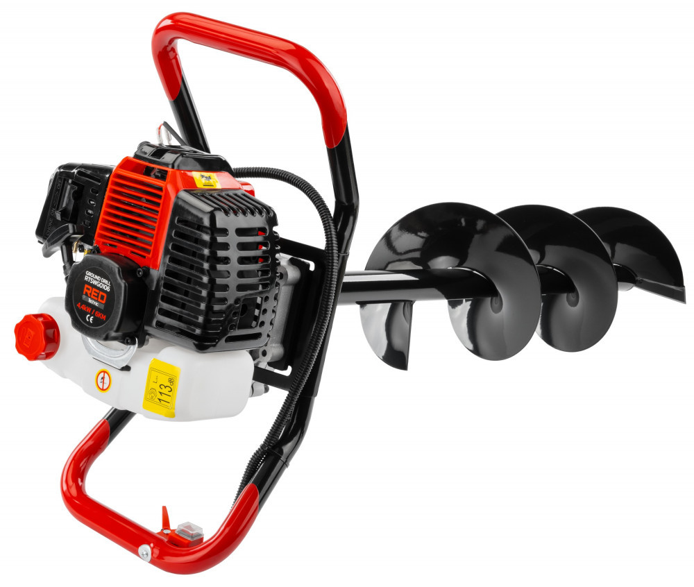 Red Technic Semănătoare de sol pe benzină RTSWG0106 + 3 burghie [4]