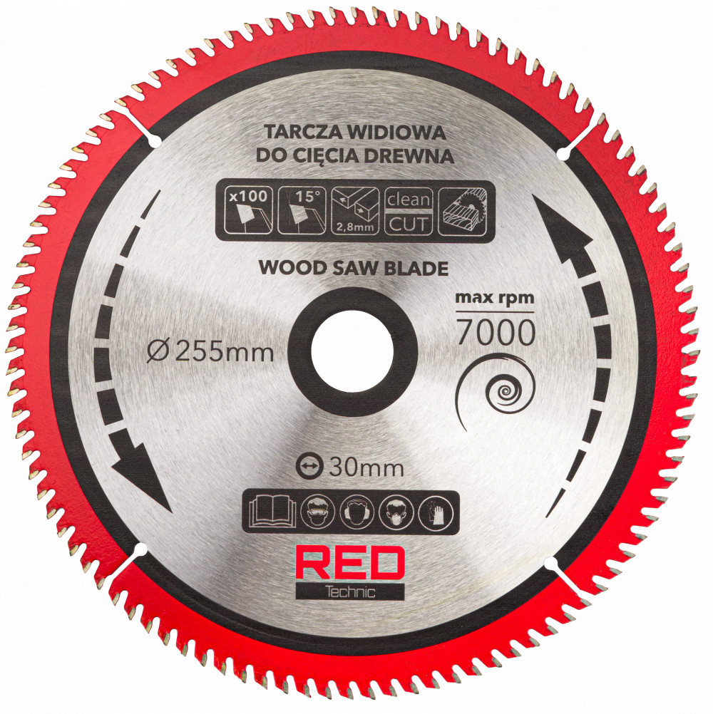 Red Technic Set de 5 lame de ferăstrău circular 255/30 mm RTZTWD0082 [9]