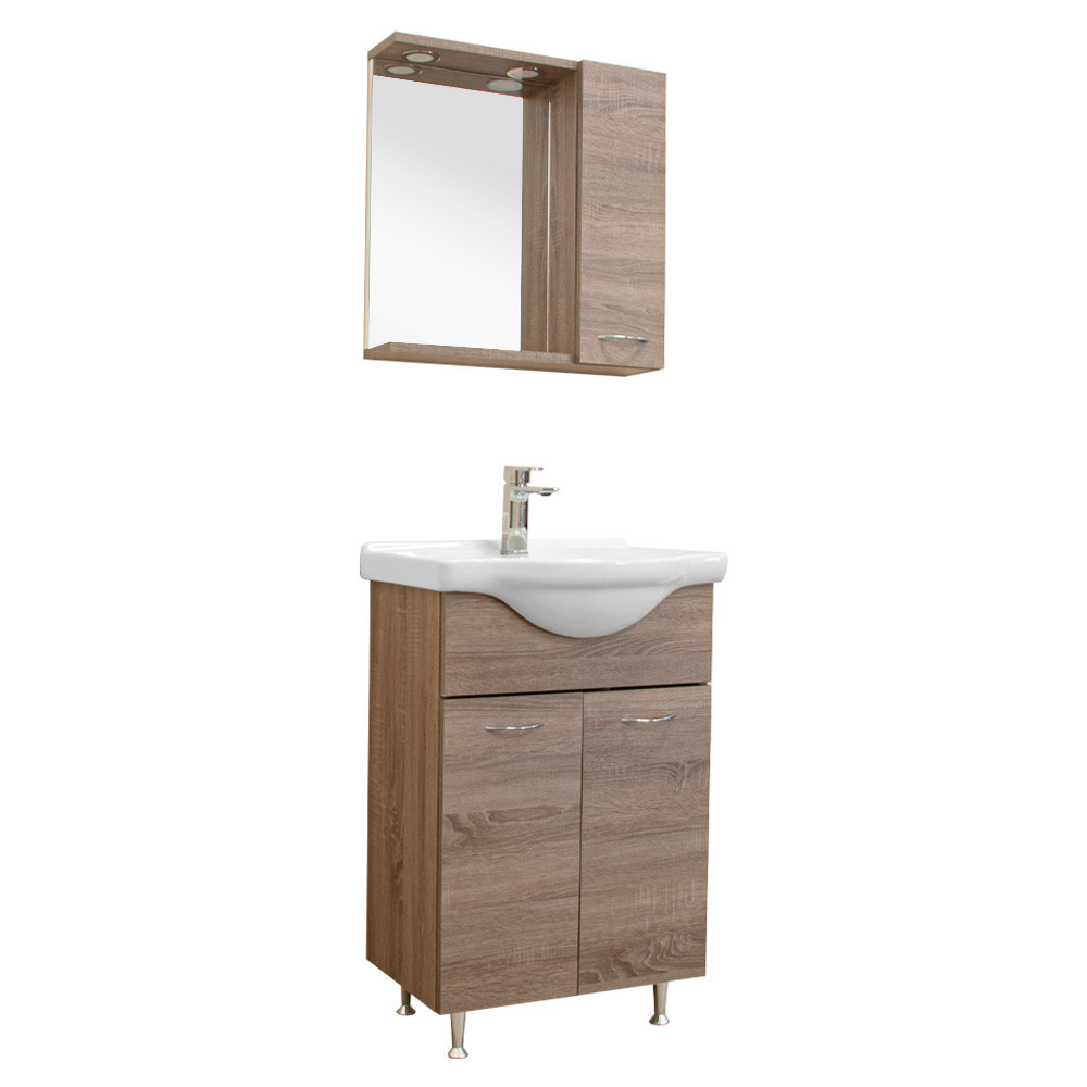 Set mobilier baie - Leziter Set mobilier baie Ruben 55 complet